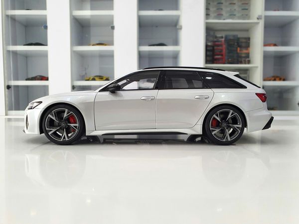 Xe Mô Hình Audi RS6 Avant C8 2020 1:18 Polar Master ( Trắng )