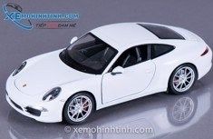 XE MÔ HÌNH PORSCHE 911 CARRERA S 1:24 WELLY (TRẮNG)