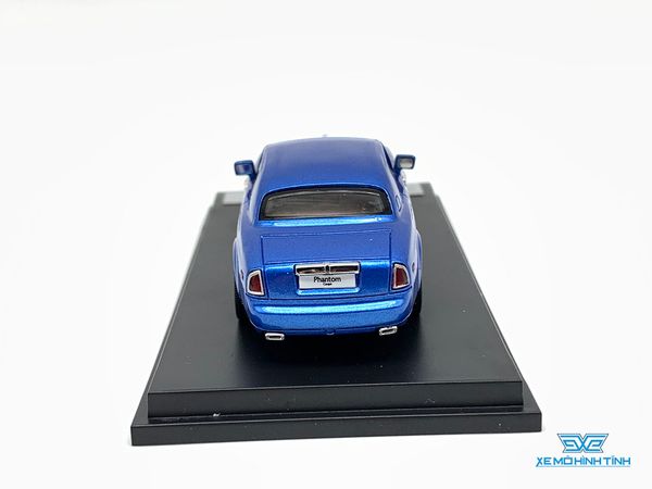 Xe Mô Hình Rolls Royce Phantom Coupe 1:64 Limited ( Xanh Dương Nhạt Mui Bạc )