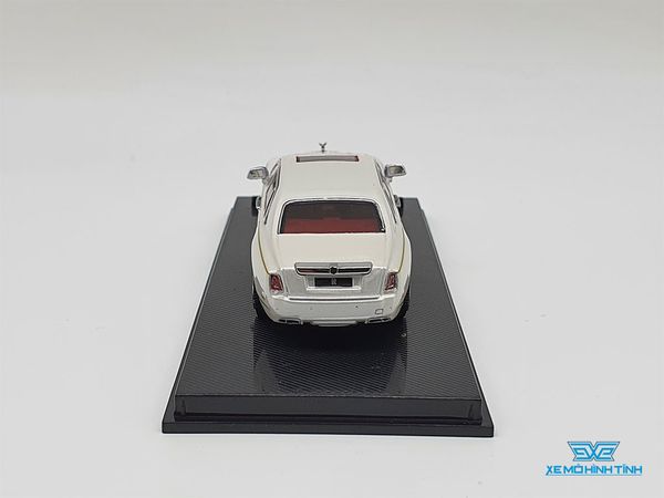 Xe Mô Hình Rolls Royce Phantom Bản 4 Cửa 1:64 ( Trắng Nội Thất Đỏ )