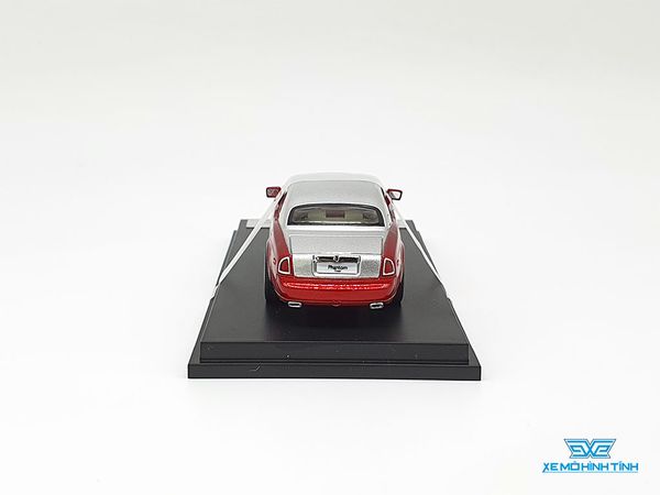 Xe Mô Hình Rolls Royce Phantom Coupe 1:64 ( Đỏ Mui Bạc )