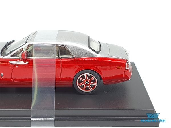 Xe Mô Hình Rolls Royce Phantom Coupe 1:64 ( Đỏ Mui Bạc )