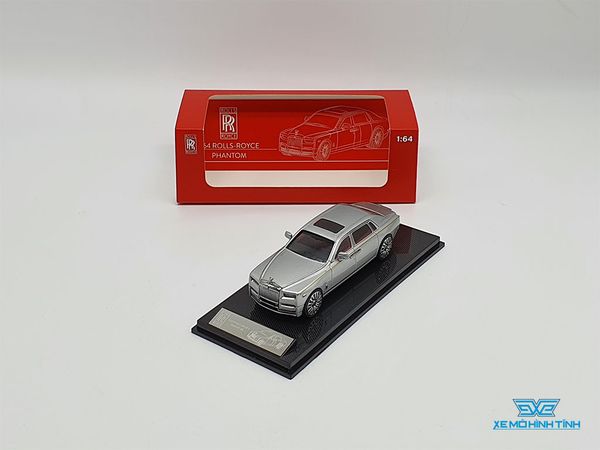 Xe Mô Hình Rolls Royce Phantom VII 1:64 Collector's Model ( Bạc )