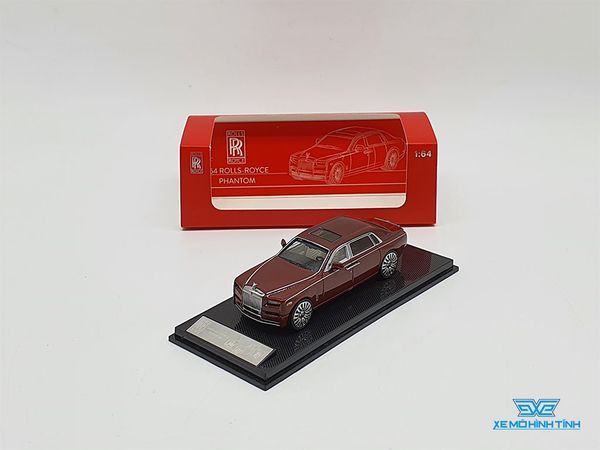 Xe Mô Hình Rolls Royce Phantom 1:64 Collector's Model ( Đỏ Đô )