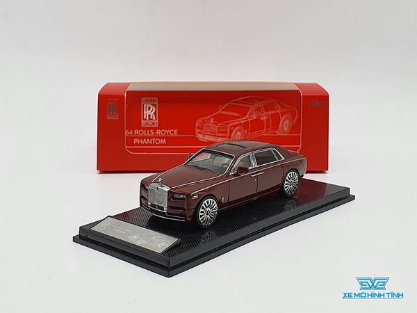 Xe Mô Hình Rolls Royce Phantom 1:64 Collector's Model ( Đỏ Đô )