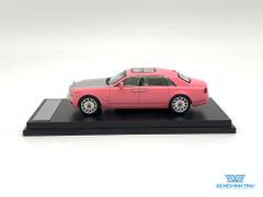 Xe Mô Hình Rolls Royce Ghoste Extended Wheelbase 1:64 Collector's Model ( Hồng Mui Bạc )