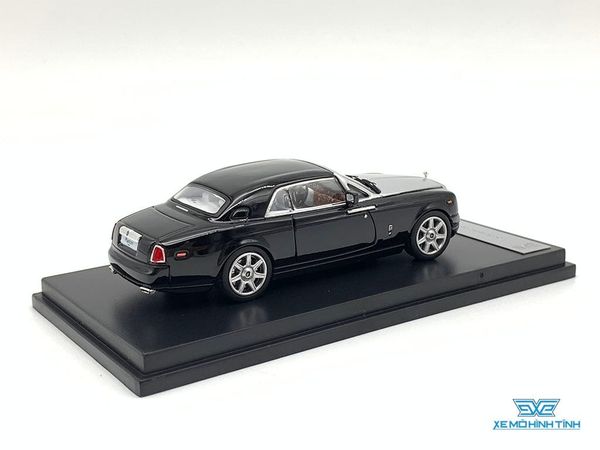 Xe Mô Hình Rolls Royce Phantom Coupe 1:64 Collector's Model ( Đen Mui Bạc )