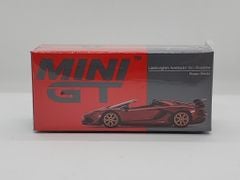 Xe Mô Hình Lamborghini Aventador SVJ Roadster Rosso Efesto LHD 1:64 Minigt ( Đỏ )