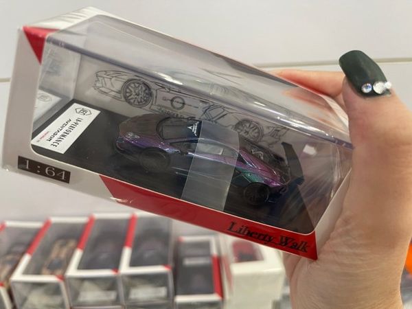 Xe Mô Hình Lamborghini Aventador LB*Performance 1:64 JEC ( Tím Biến Màu )