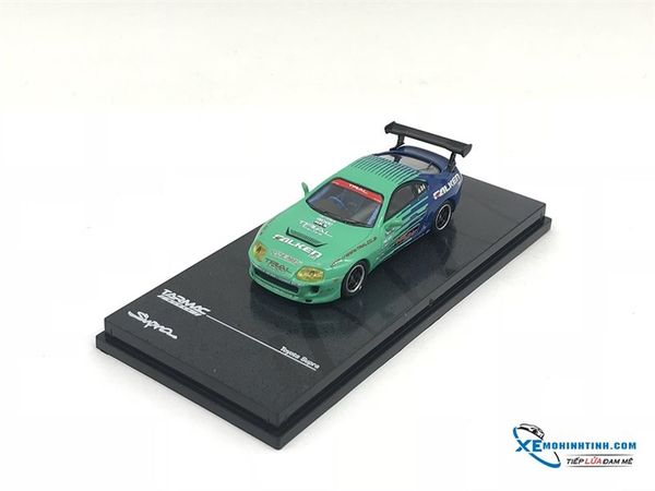 Xe Mô Hình Toyota Supra 1:64 Tarmac Works ( Xanh )