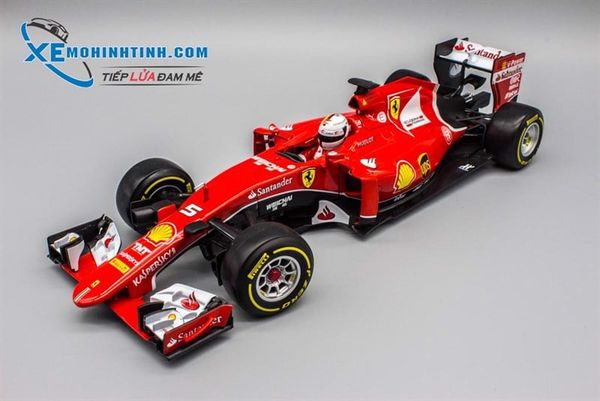 XE MÔ HÌNH FERRARI F1 SF15-T 2015 NO.5 VETTEL 1:18 BBURAGO