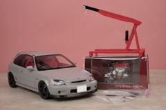 Xe Mô Hình Honda Civic Type R (EK9) 1:18 Motor Helix (Nardo Grey)