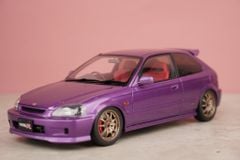Xe Mô Hình Honda Civic Type R (EK9) 1:18 Motor Helix (Pearl Purple)