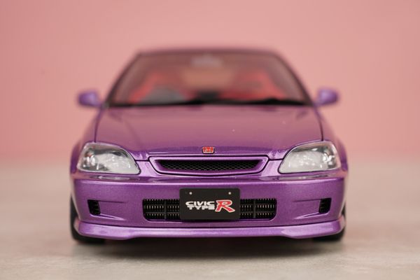 Xe Mô Hình Honda Civic Type R (EK9) 1:18 Motor Helix (Pearl Purple)