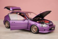 Xe Mô Hình Honda Civic Type R (EK9) 1:18 Motor Helix (Pearl Purple)