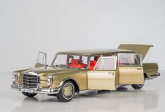 Xe Mô Hình Mercedes-Benz Pullman MB 600 1:18 Kengfai (Gold Nội Thất Đỏ)