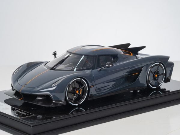 Xe Mô Hình Koenigsegg Jesko Absolut 1:18 FrontiArt ( Xám Đen )