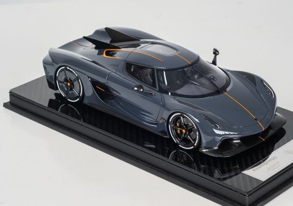 Xe Mô Hình Koenigsegg Jesko Absolut 1:18 FrontiArt ( Xám Đen )