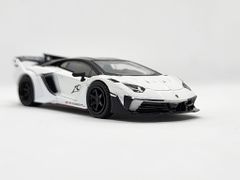 Xe Mô Hình LB-Silhouette WORKS Lamborghini Aventador GT EVO White LHD 1:64 Minigt ( Trắng )