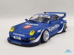 Xe Mô Hình Porsche RWB #9 Hong Kong 2019 1:18 GTSpirit ( Xanh )