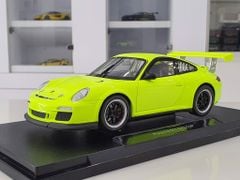 XE MÔ HÌNH PORSCHE 911 GT3 CUP 1:18 WELLY (XANH LÁ)