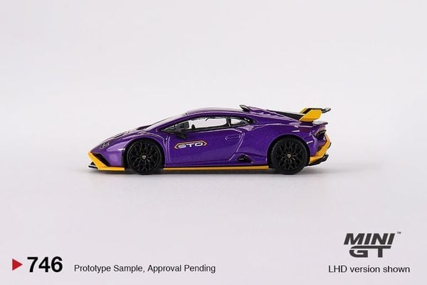 Xe Mô Hình Lamboghini Huracan STO Viola Pasifae 1:64 MiniGT (Tím)