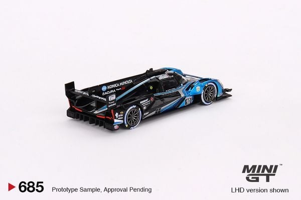 Xe mô hình Acura ARX-06 GTP #10 No.10 Konica Minolta 2023 IMSA Daytona 24 Hrs 1:64 MiniGT (Xanh Đen)