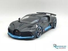 Xe Mô Hình Bugatti Divo 1:18 Bburago ( Xám nhám viền xanh )