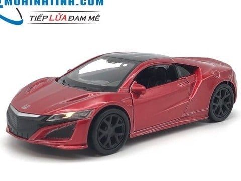 HỘP XE MÔ HÌNH Honda NSX 2015 WELLY 1:36 (Đỏ)