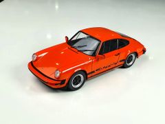 Xe mô hình Porsche 911 3.0 Carrera Orange 1977 1:18 Solido (Cam)