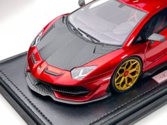 Xe Mô Hình Novitec SVJ 1:18 Ivy Model ( Candy Red - Gold Wheels )