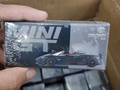 Xe mô hình Pagani Huayra Roadster Black LHD 1:64 MiniGT (Đen Nội Thất Đỏ)