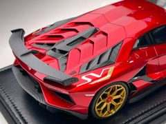 Xe Mô Hình Novitec SVJ 1:18 Ivy Model ( Candy Red - Gold Wheels )