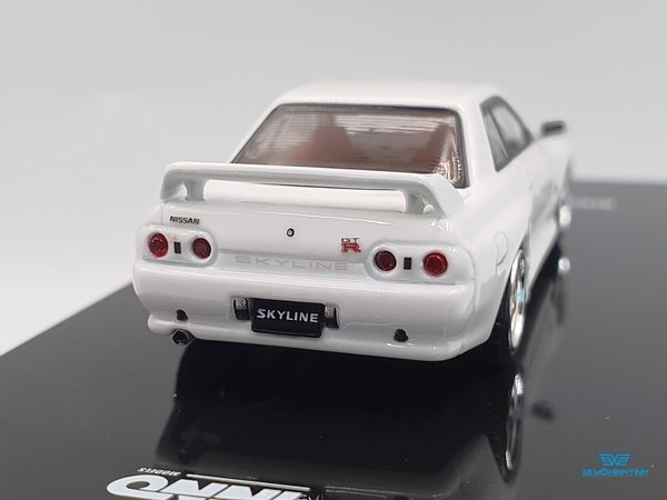 Xe Mô Hình Nissan Skyline GT-R (R32) 1:64 Inno Model ( Trắng )