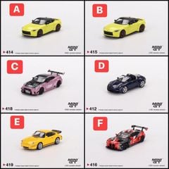 Xe mô hình RUF CTR 1987 Blossom Yellow LHD 1:64 MiniGT (Vàng)