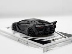 Xe Mô Hình Lamborghini Aventador LP700 LBWK Limited 1:64 Time Micro ( Đen Cacbon )