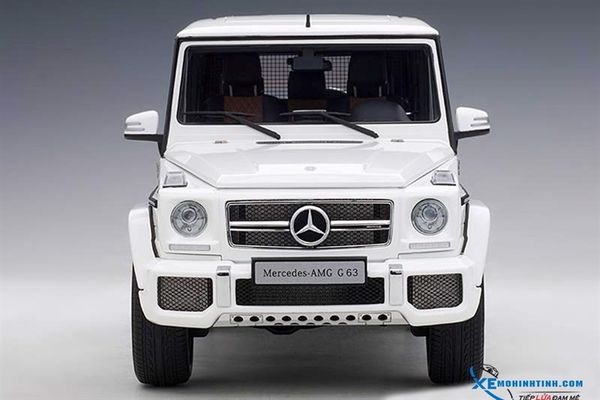 XE MÔ HÌNH MERCEDES-AMG G63 2017 (GLOSS WHITE) 1/18 AUTOART