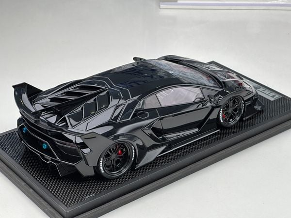 Xe mô hình tĩnh Lamborghini Aventador EVO 700GT 1:18 LBWK (Matt Black)