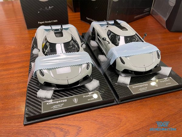 Xe Mô Hình Koenigsegg Jesko Absolut 1:18 Frontiart ( Trắng )