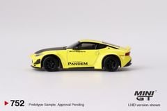 Xe Mô Hình Nissan Z Pandem Ikazuchi 1:64 MiniGT (Vàng)