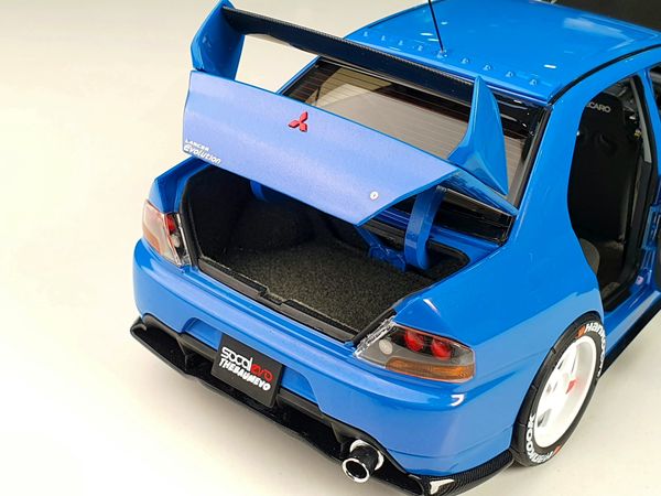 Xe Mô Hình Mitsubishi Lancer Evolution IX 1:18 Super A (Xanh)