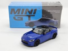 Xe Mô Hình Nissan Z Performance 2023 Serian Blue LHD 1:64 Minigt ( Xanh Dương )