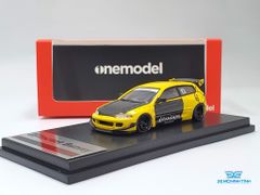 Xe Mô Hình Honda Civic EG6 Rocket bunny 1:64 One Model (Vàng Carbon)