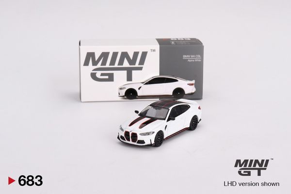 Xe Mô Hình BMW M4 CSL Alpine White 1:64 MINIGT