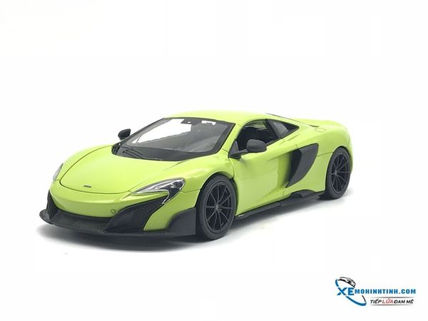 Xe Mô Hình McLaren 675LT 1:24 Welly ( Xanh Chuối )