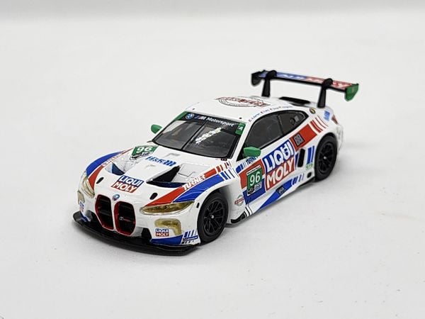 Xe Mô Hình BMW M4 GT3 #96 Turner Mtotosports 2022 IMSA Daytona 24 Hrs 1:64 Minigt ( Trắng )