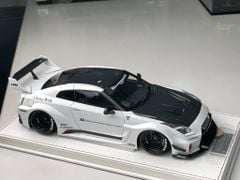 Xe Mô Hình Nissan GTR R35 Liberty Walk 1:18 LB Performance ( Trắng mui đen )
