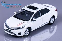 XE MÔ HÌNH TOYOTA COROLLA 2014 1:18 PAUDI (TRẮNG)