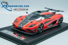 XE MÔ HÌNH KOENIGSEGG ONE:1 1:18 FRONTIART (ĐỎ CAM)