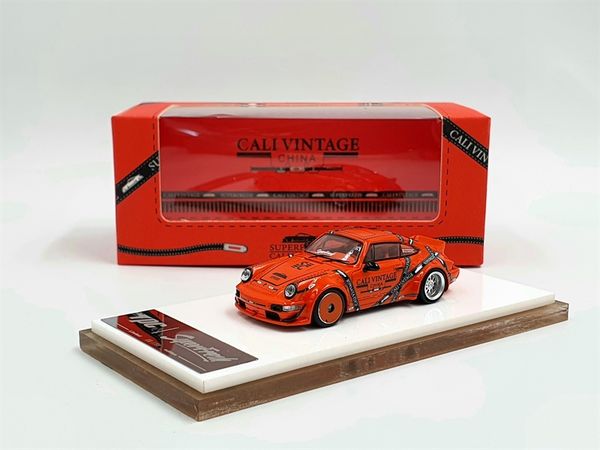 Xe Mô Hình Porsche 964 RWB Limited 799pcs 1:64 TPC ( Cam )